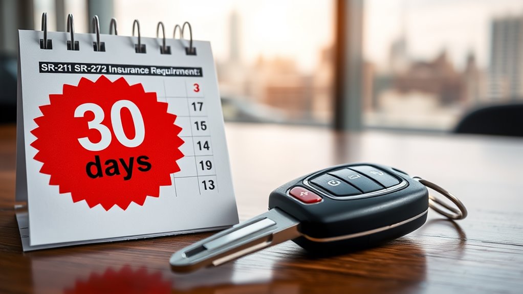 three years sr 22 requirement